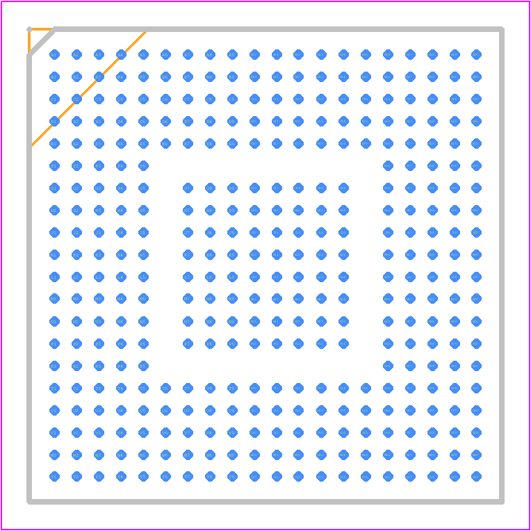 MVF51NN152CMK50 - NXP PCB footprint - BGA - BGA - SOT1517-1