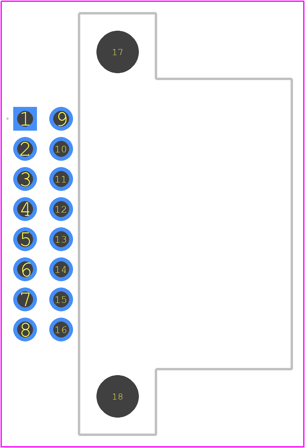 1456661-2 - TE Connectivity PCB footprint - Other - Other - 1456661-2-2