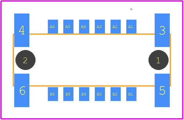 154717-E - TE Connectivity PCB footprint - Other - Other - 154717-E-1