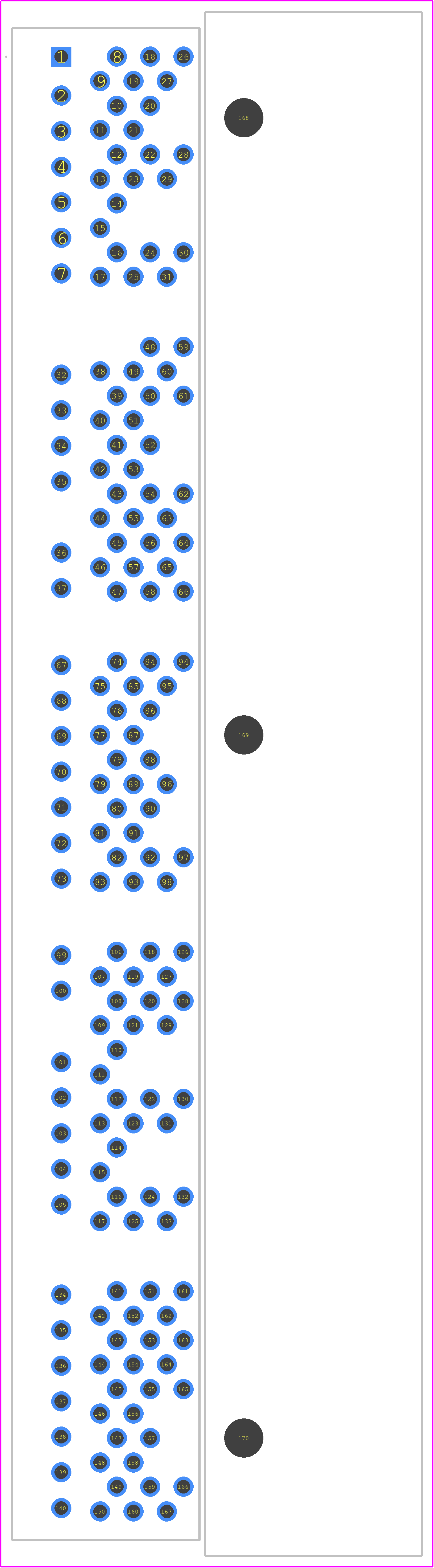 1612435-1 - TE Connectivity PCB footprint - Other - Other - 1612435-1-2