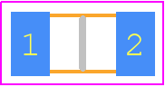 CRG1206F360K - TE Connectivity PCB footprint - Resistor Chip - Resistor Chip - CRG_1206