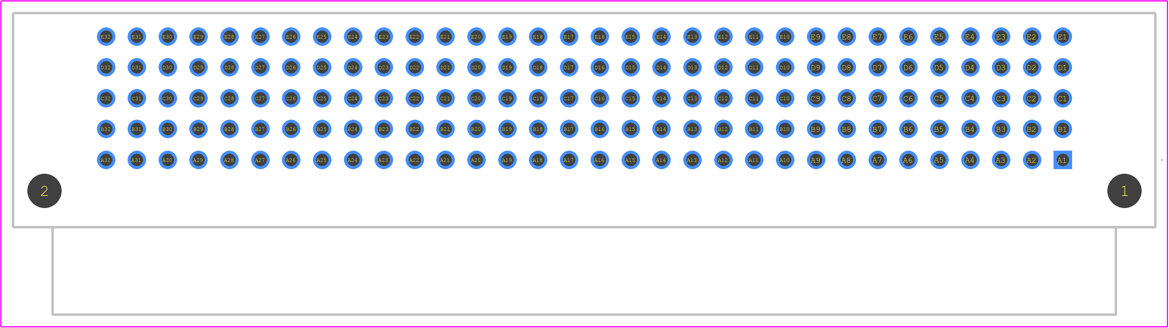384299-E - TE Connectivity PCB footprint - Other - Other - 384299-E-1