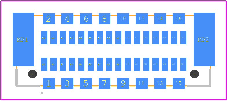 1043733 - Phoenix Contact PCB footprint - Other - Other - 1043733-4