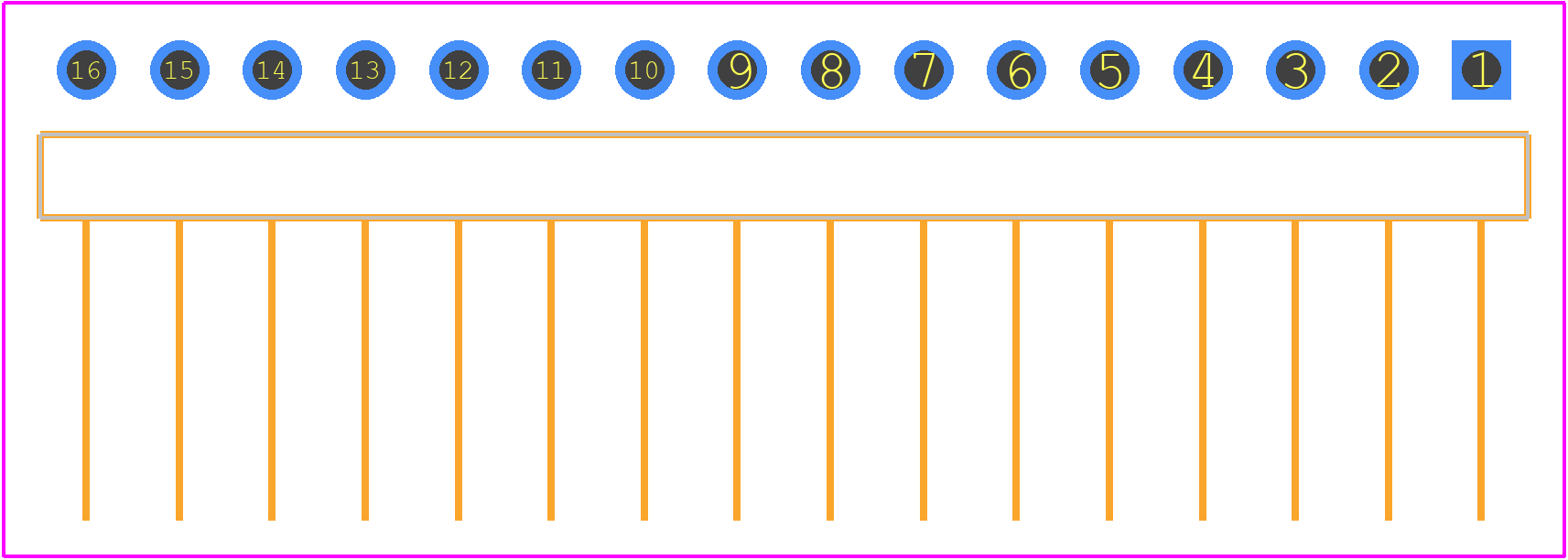 22-28-8163 - Molex PCB footprint - Other - Other - 22-28-8163-1