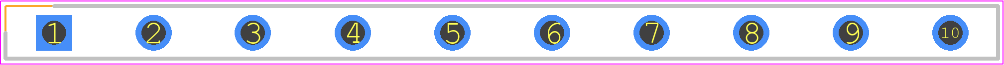 31017110 - Metz Connect PCB footprint - Header, Vertical - Header, Vertical - 31017110
