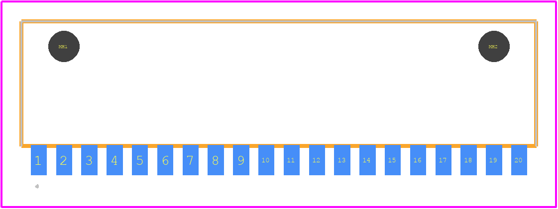 SIBF-20-F-S-AD - SAMTEC PCB footprint - Other - Other - SIBF-20-F-S-AD-1