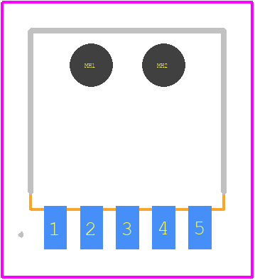 SIBF-05-F-S-AB - SAMTEC PCB footprint - Other - Other - SIBF-05-F-S-AB-1