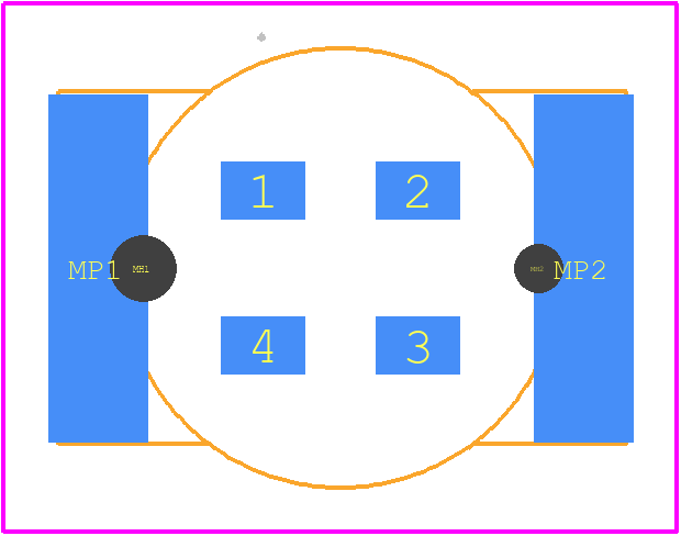 454003 - ERNI PCB footprint - Other - Other - 454003-1