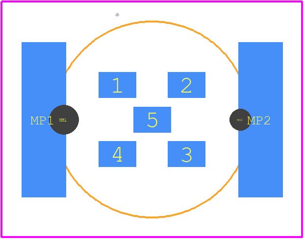 254206 - TE Connectivity PCB footprint - Other - Other - 254206-1