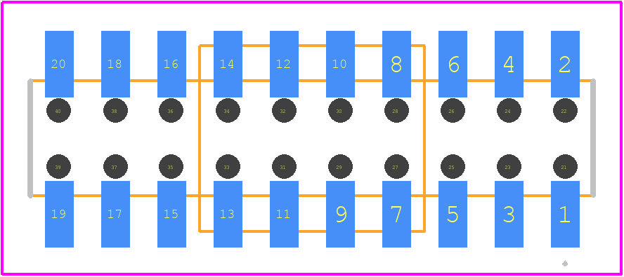 2MM-R-D10-VS-00-F-TBP - TE Connectivity PCB footprint - Other - Other - 2MM-R-D10-VS-00-F-TBP-1
