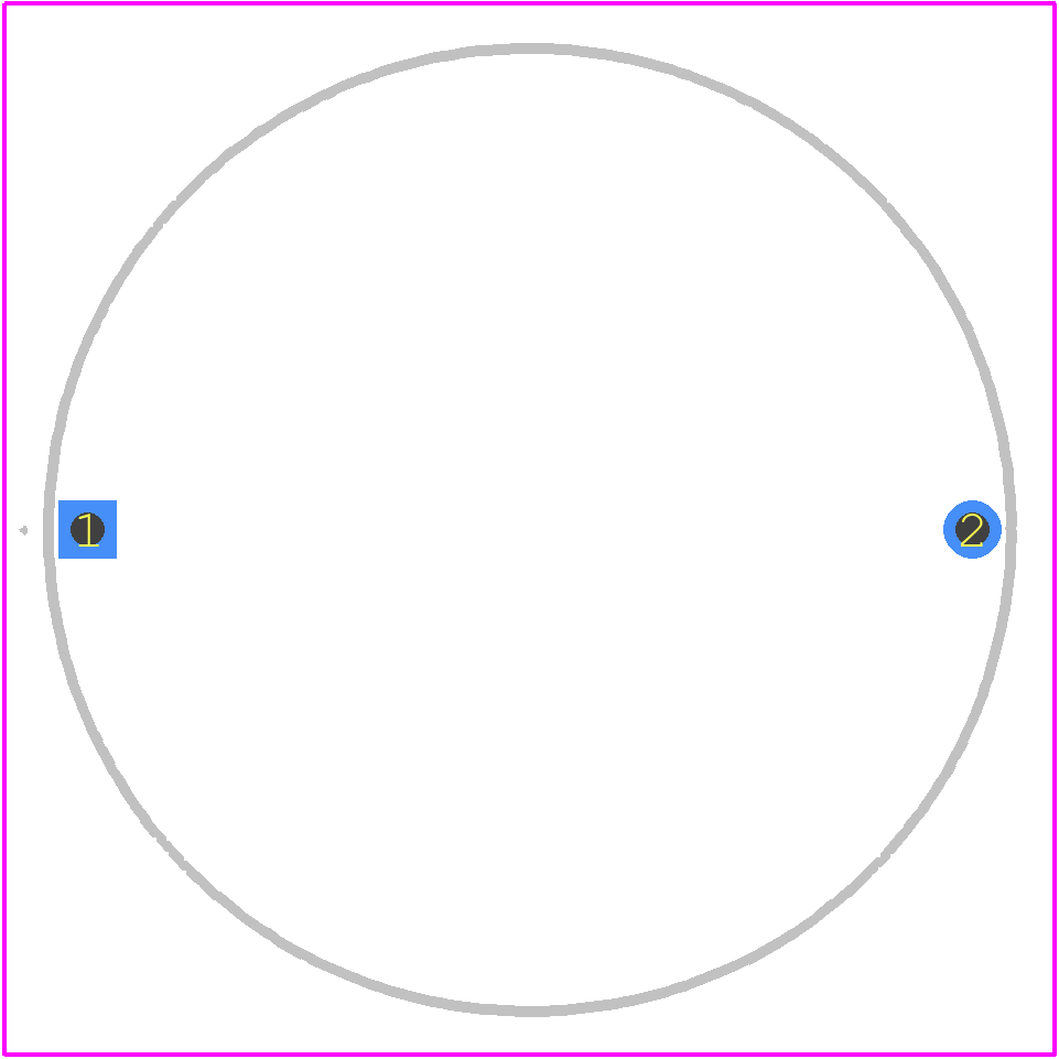 2121-H - Bourns PCB footprint - Other - Other - 2121-H-1