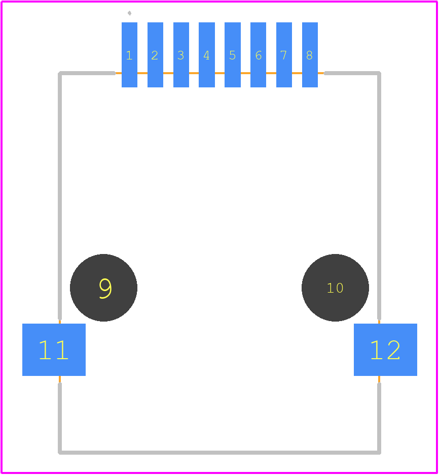 203422-E - TE Connectivity PCB footprint - Other - Other - 203422-E-2