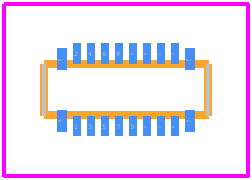 505070-1622 - Molex PCB footprint - Other - Other - 505070-1622-2