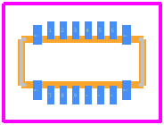 505070-1222 - Molex PCB footprint - Other - Other - 505070-1222-1
