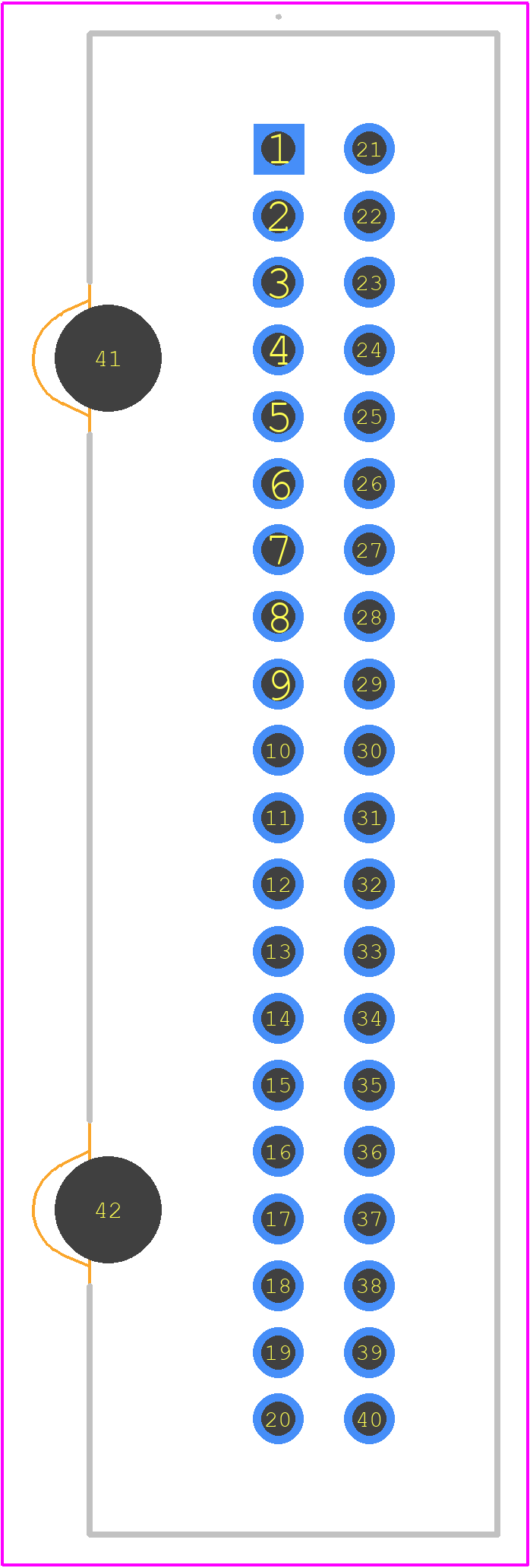 2209908-1 - TE Connectivity PCB footprint - Other - Other - 2209908-1-1