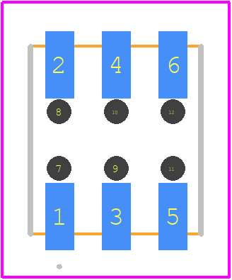 2MM-R-D03-VS-00-F-TRP - TE Connectivity PCB footprint - Other - Other - 2MM-R-D03-VS-00-F-TRP-2