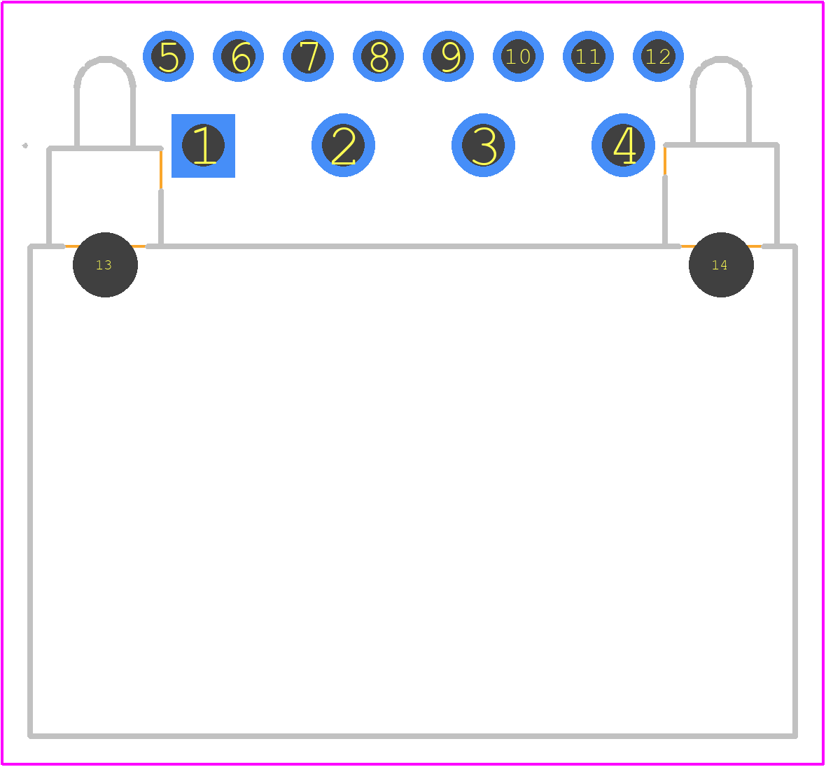 2311788-5 - TE Connectivity PCB footprint - Other - Other - 2311788-5-2
