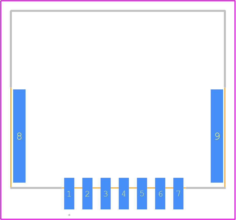 2315409-1 - TE Connectivity PCB footprint - Other - Other - 2315409-1-2