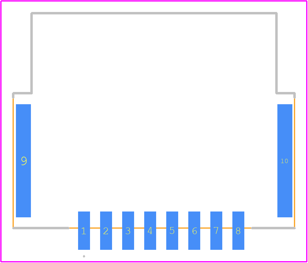 2315411-2 - TE Connectivity PCB footprint - Other - Other - 2315411-2-1