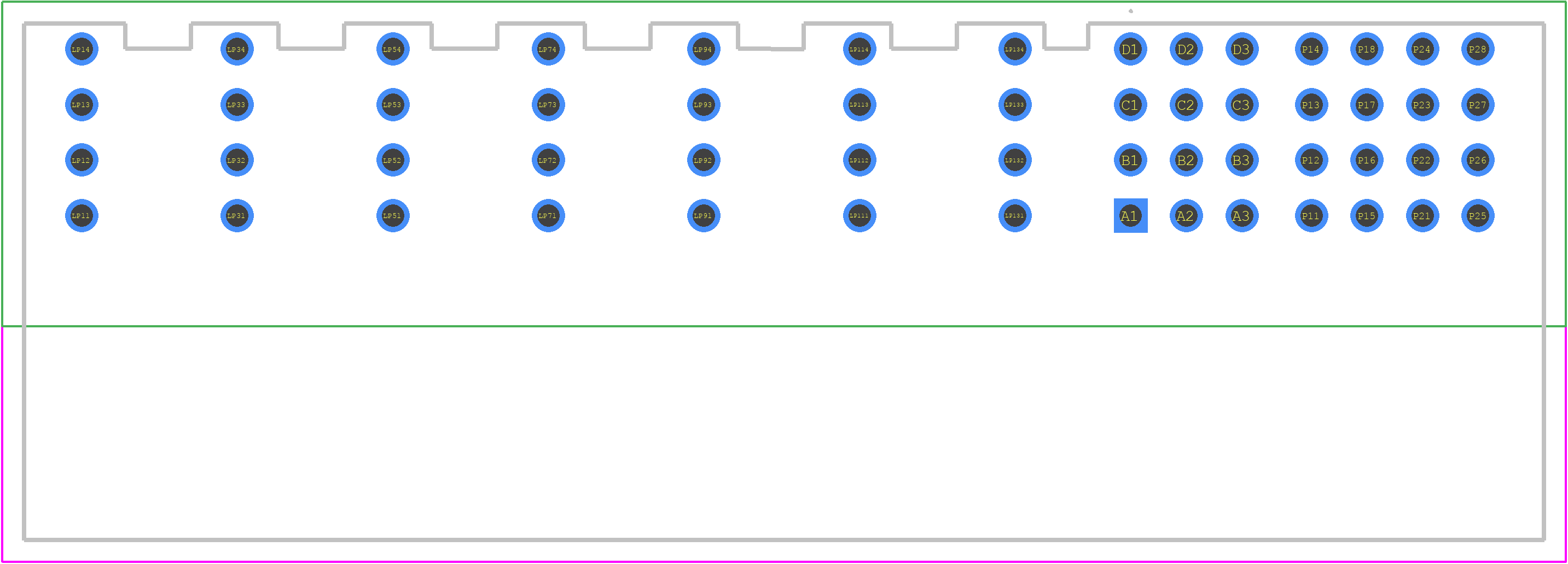 2332793-1 - TE Connectivity PCB footprint - Other - Other - 2332793-1-3