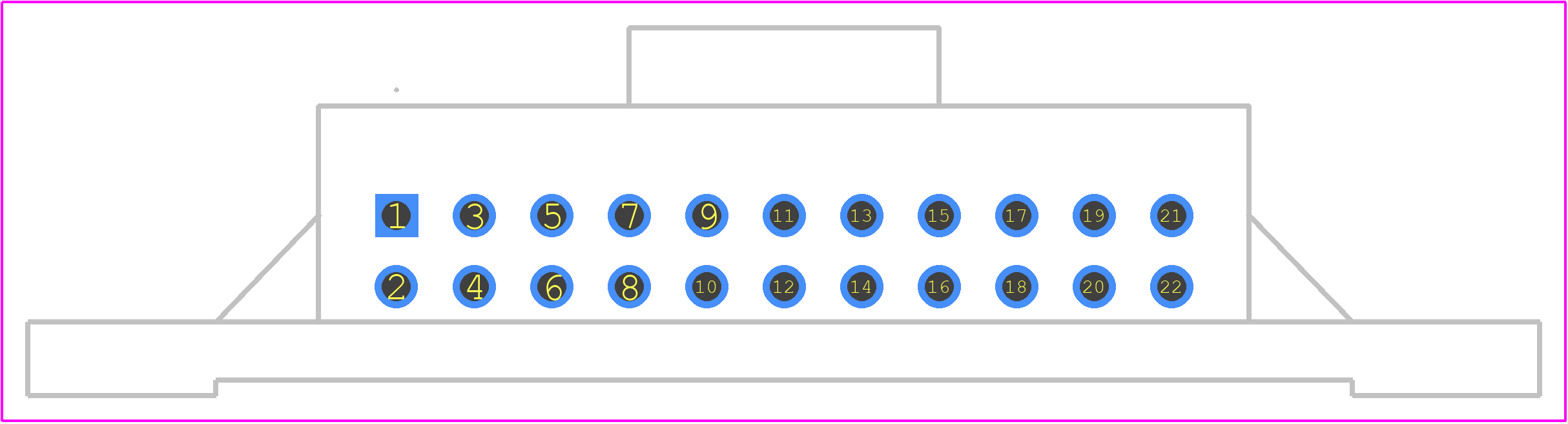 2336718-3 - TE Connectivity PCB footprint - Other - Other - 2336718-3-7