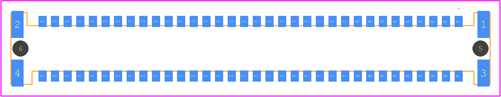 234200-E - TE Connectivity PCB footprint - Other - Other - 234200-E-2