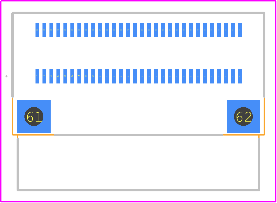 2344064-4 - TE Connectivity PCB footprint - Other - Other - 2344064-4-1