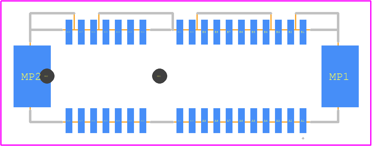 2364427-1 - TE Connectivity PCB footprint - Other - Other - 2364427-1-2