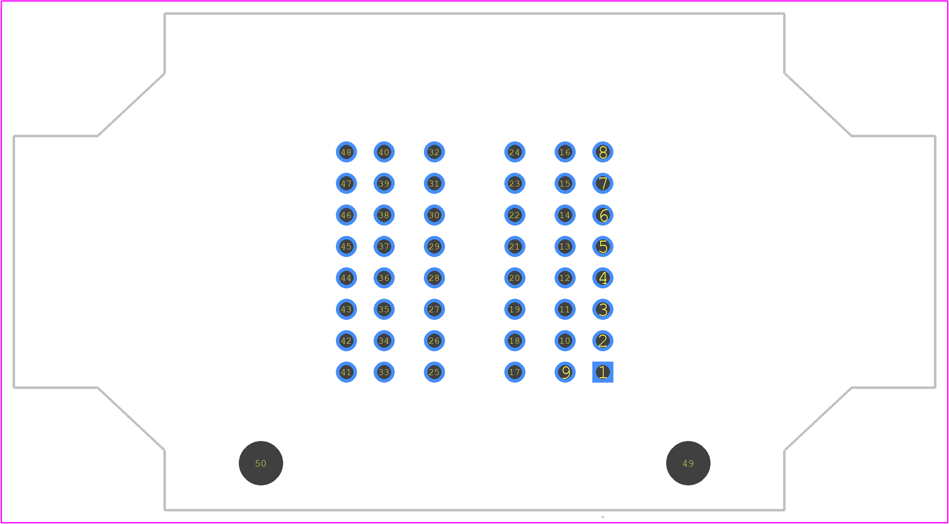 2389830-1 - TE Connectivity PCB footprint - Other - Other - 2389830-1-1