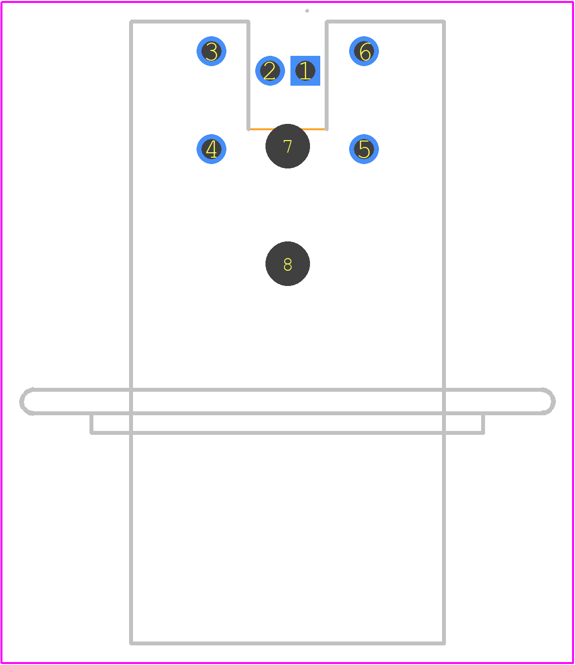 2415723-1 - TE Connectivity PCB footprint - Other - Other - 2415723-1-3