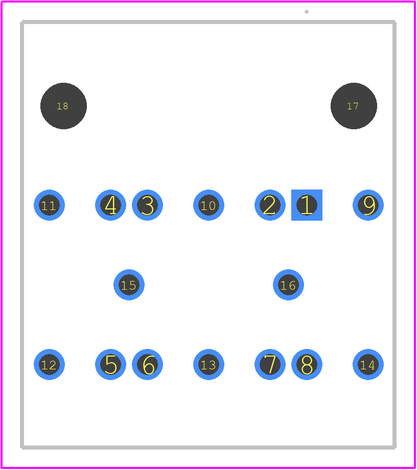 2415727-1 - TE Connectivity PCB footprint - Other - Other - 2415727-1-3