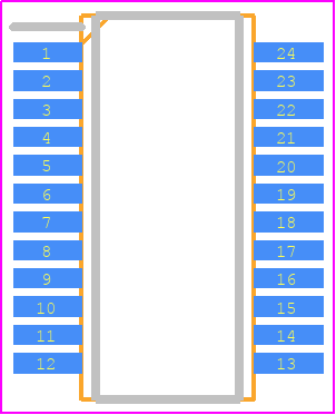 LTC1406IGN#PBF - Analog Devices PCB footprint - Small Outline Packages - Small Outline Packages - GN_(SSOP)