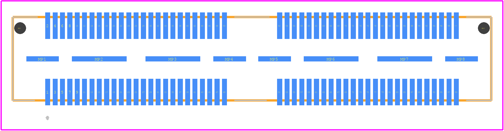 QSS-050-01-F-D-A-TR - SAMTEC PCB footprint - Other - Other - QSS-050-01-F-D-A-TR-1