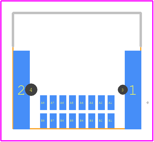 294252-E - TE Connectivity PCB footprint - Other - Other - 294252-E-4