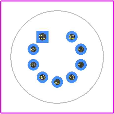 JMAWDG-18XP - TE Connectivity PCB footprint - Other - Other - JMAWDG-18XP