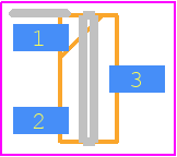 MA4P7447-287T - MACOM PCB footprint - SOT23 (3-Pin) - SOT23 (3-Pin) - sot23