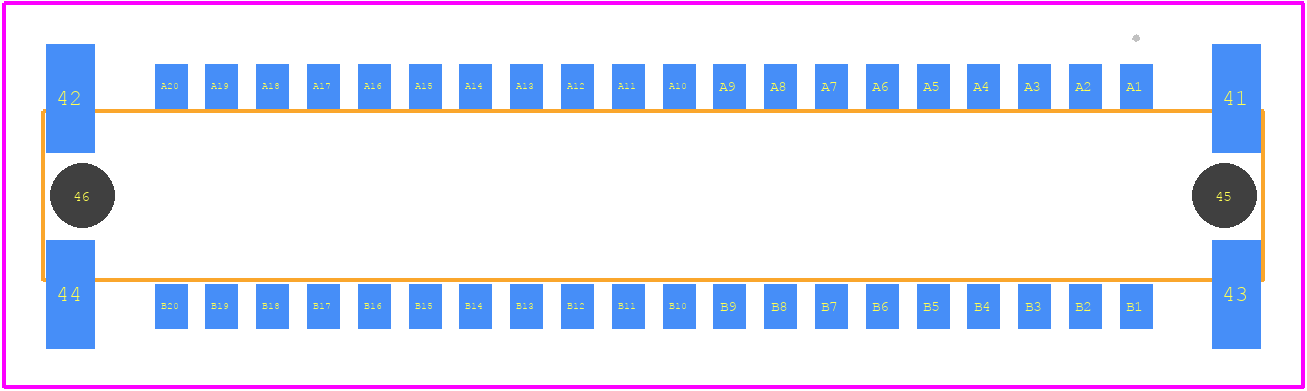 354065-E - TE Connectivity PCB footprint - Other - Other - 354065-E-2