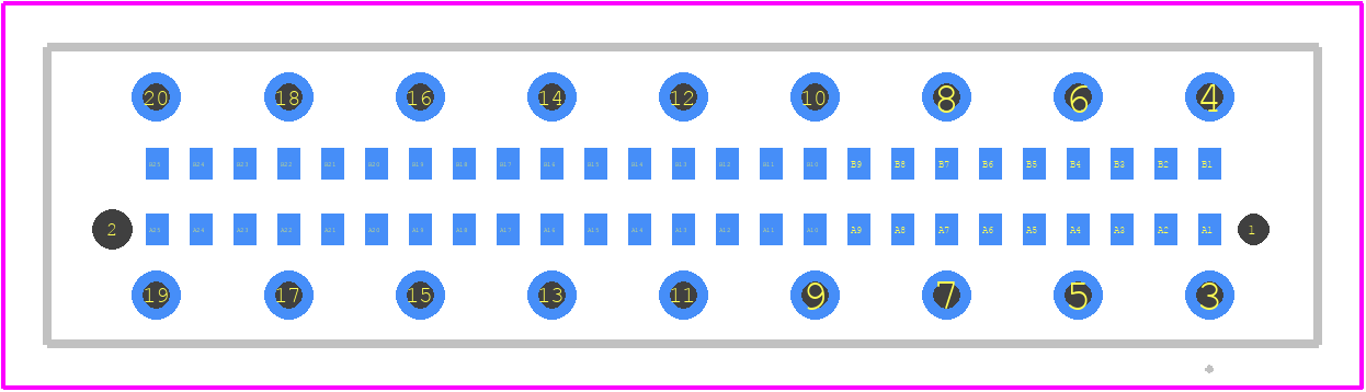 354184-E - TE Connectivity PCB footprint - Other - Other - 354184-E-3