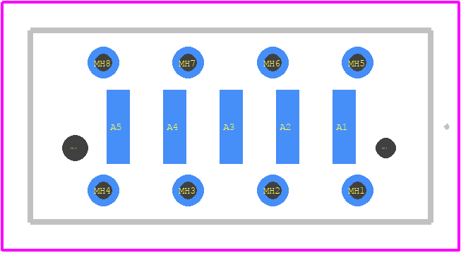 354282-E - TE Connectivity PCB footprint - Other - Other - 354282-E-1