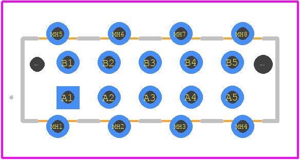 374954-E - TE Connectivity PCB footprint - Other - Other - 374954-E-5