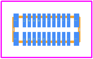 203955-0201 - Molex PCB footprint - Other - Other - 203955-0201-2