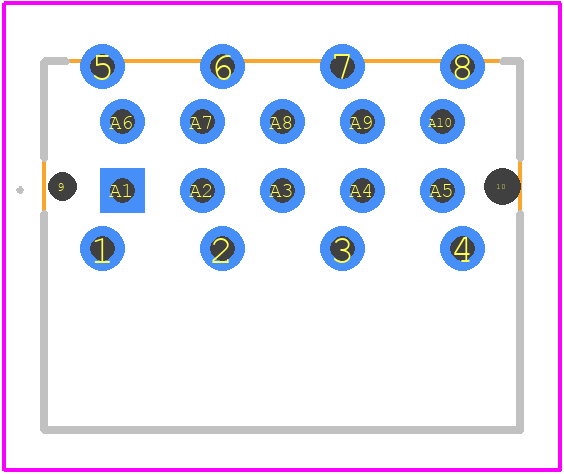 394571-E - TE Connectivity PCB footprint - Other - Other - 394571-E-1
