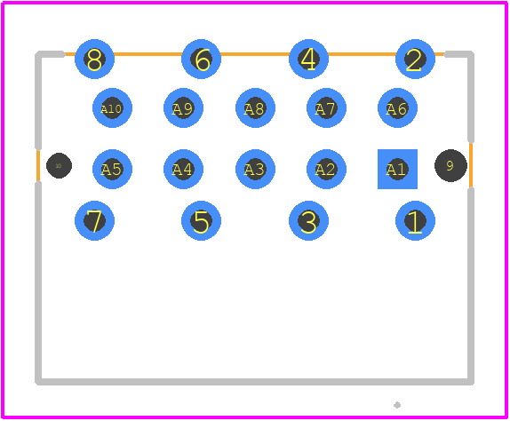 394573-E - TE Connectivity PCB footprint - Other - Other - 394573-E-3