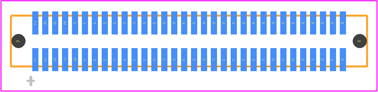 0714360164 - Molex PCB footprint - Other - Other - 0714360164