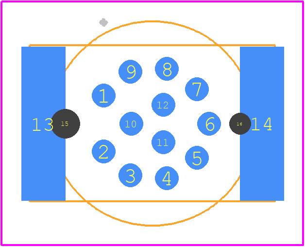 484784-E - TE Connectivity PCB footprint - Other - Other - 484784-E