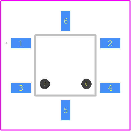 FSMIJM65BG04 - TE Connectivity PCB footprint - Other - Other - 6.1mm x 6.1mm x 7.8mm