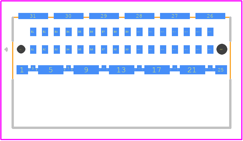 524536-E - TE Connectivity PCB footprint - Other - Other - 524536-E