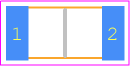 CRGV2010F2M74 - TE Connectivity PCB footprint - Resistor Chip - Resistor Chip - CRGV2010