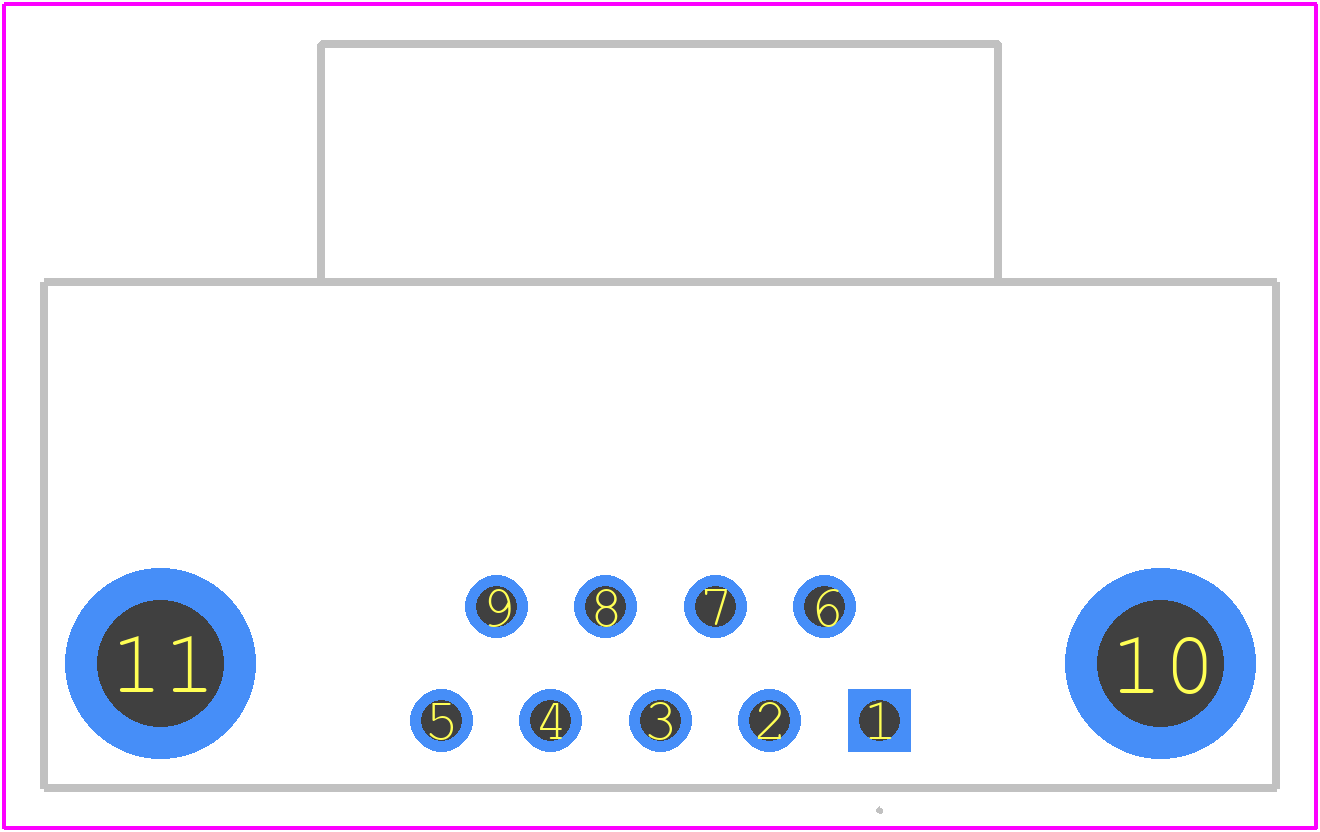 747840-6 - TE Connectivity PCB footprint - Other - Other - 747840-6-2