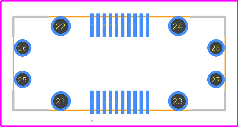 F11-10002042R - Harwin PCB footprint - Other - Other - F11-10002042R-2